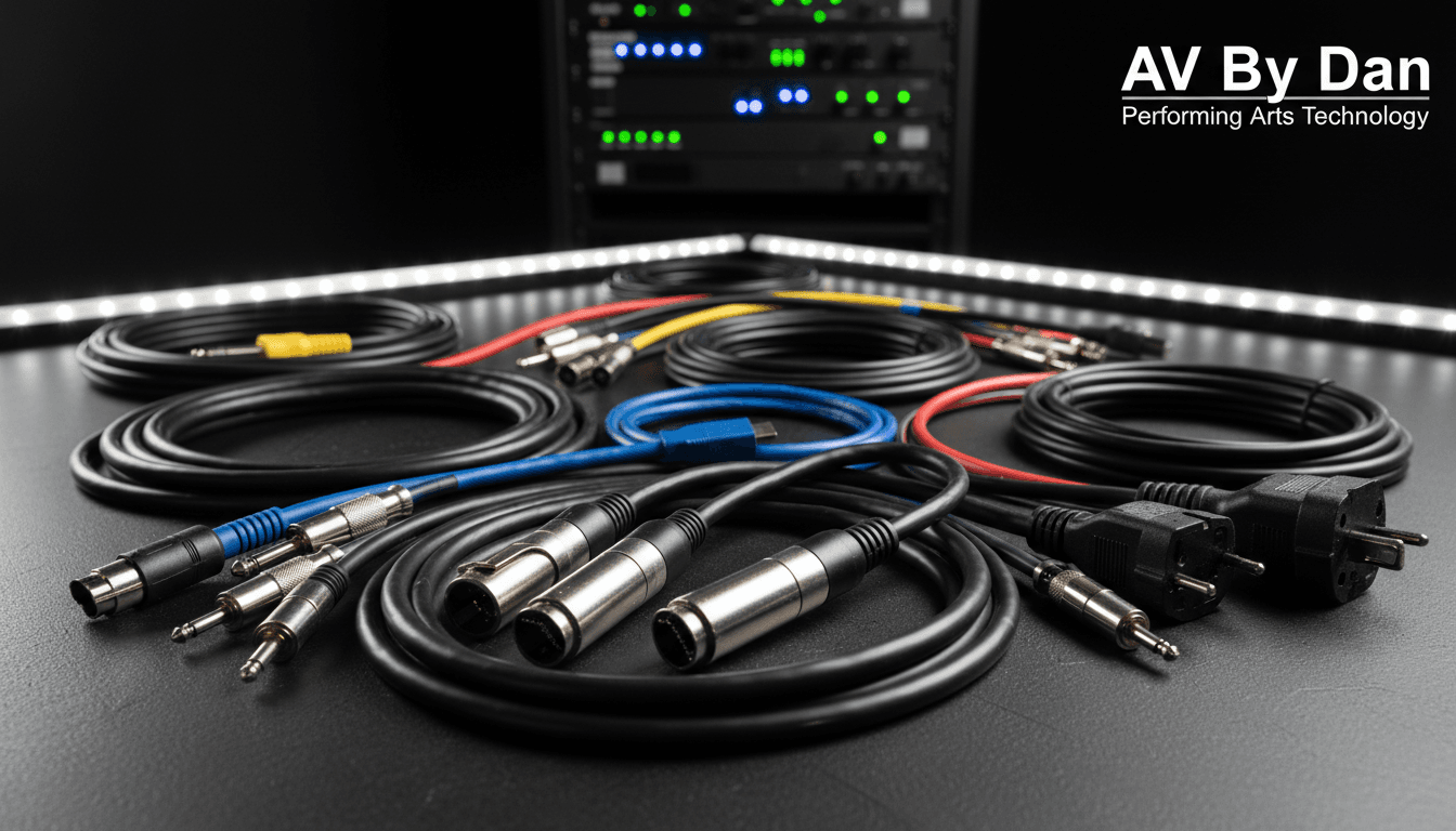 Audio cables and connectors